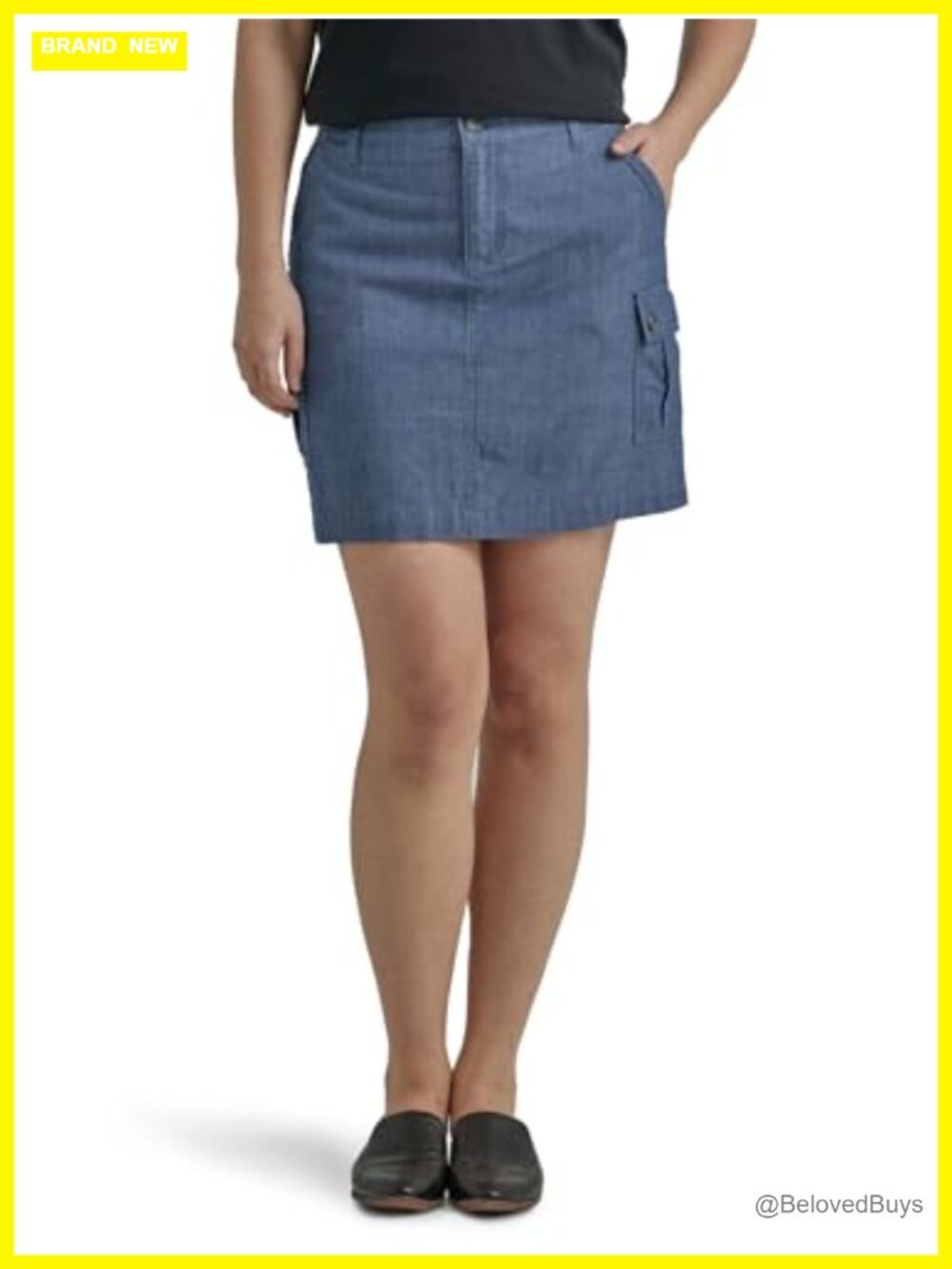 Lee Cargo Skort with Flex-to-Go Waistband, Cotton Blend